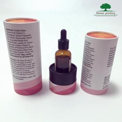 China Wholesale handmade eco cylinder paper boxes shipping tube for cosmetic bottle with private label for sale