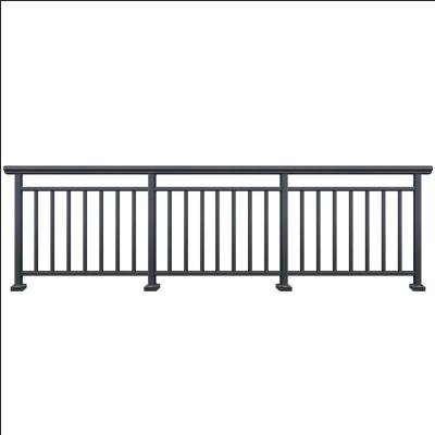 China Easily Assembled Factory Customized High Quality Zinc Steel Outdoor Balcony Guardrail Fence Wholesale for sale