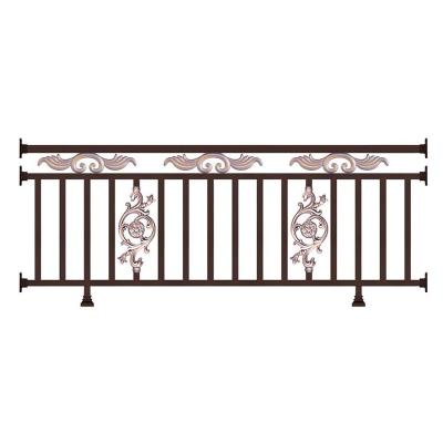 China 2022 New Design 2022 New Height Fence Iron Garden Iron Railing Easily Assembled Custom Height Fence Modern Zinc Steel Balcony Railing for sale