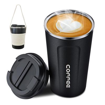 China Popular Amazon bulk sale PORTABLE stainless steel travel mugs travel portable snapseal coffee mug for sale