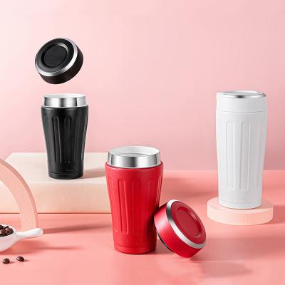 China Customized Business Gifts Tumbler Vacuum Mug Thermal Mugs with Ceramic Insulated Lid Tumbler for sale