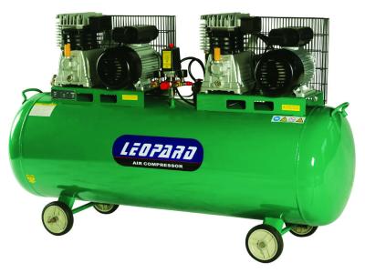 China 500L Tank Belt Driven Air Compressor 2080S-500L Two Electric Motors CE Approved for sale