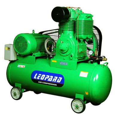 China 15HP Compact Industrial  Piston Air Compressor Belt Driven Move With Wheels for sale