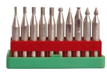 China Abrasive Tool Electroplated Diamond Mounted Points For Inner Grinding 10pcs / Set for sale