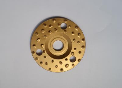 China Dish Shaped Tungsten Carbide Grinding Disc For Concrete / Fiberglass / Stone for sale