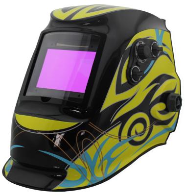 China Solar Powered Auto Darkening Welding Helmet , Auto Tint Welding Helmet CE Approved for sale