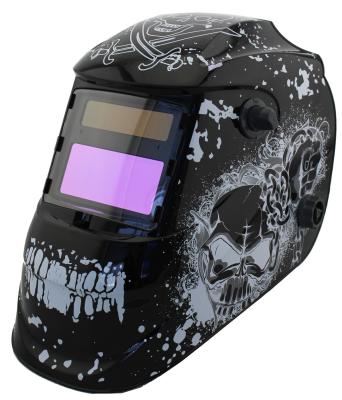 China Safety Solar Powered Auto Darkening Welding Helmet Large View For Metal Man / Huntsman for sale