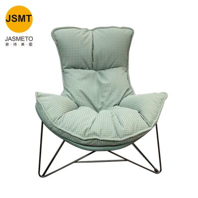 China Hot Sale Extended Sofa Chair Modern Lobster Lounge Extended Chair Living Room Furniture Simple Luxury Green Velvet Fabric Used Home Office for sale