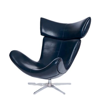 China Modern Leather Furniture Fancy Leisure Living Room Extended Home Snail Extended Simple Sofa Chair for sale