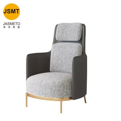 China Nordic High Back Extended Extended Sofa Chair Designer Furniture Minimalist Sofa Chair Modern Living Room Simple for sale