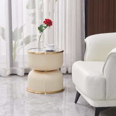 China Other good quality factory direct modern marble round for living room side table for sale