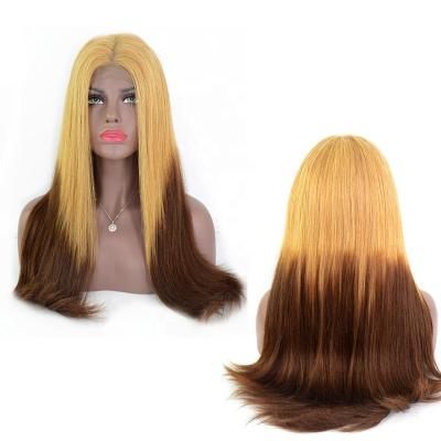 China Silky Straight Wave Hd Transparent Lace Brazilian Pre Plucked Lace Front Wig With Baby Hair Front Wig Cheap Human Hair Colored Lace Wig for sale