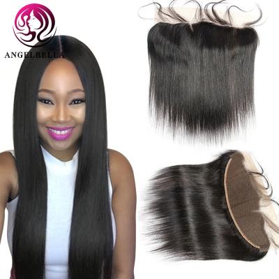 China 100% Real Virgin Brazilian Straight Human Hair Lace Frontal 13X4 Lace Closure Human Hair 13X4 Lace Frontal Closure for sale