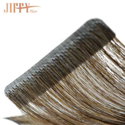 China High quality 100% tangle free silky straight wave natrual virgin brazilian hair, injection hair tape extensions for sale