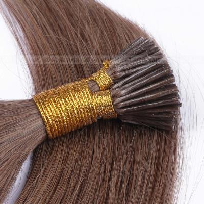 China Free Sample 100% Free Sample Silky Straight Luxury Double Wave Keratin Itip Hair Extensions Virgin Hair I Tip Pulled for sale