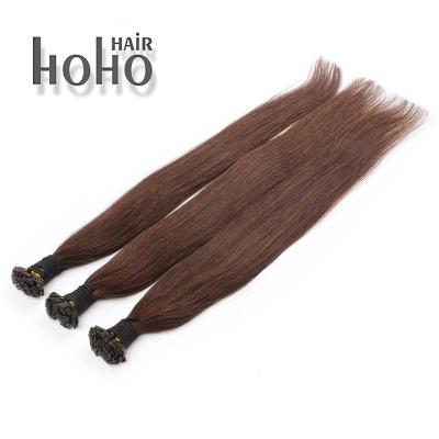 China Hot Selling Silky Straight Wave Silky Straight Wholesale 100% Raw Indian natrual unprocessed. super double drawn flat tip human virgin hair extensions for sale