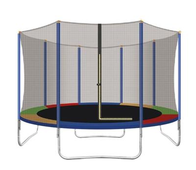 China With Protective Net Round Ordinary Semi-hanging Outer Net 12ft Trampoline With Protective Net For Outdoor Sports for sale