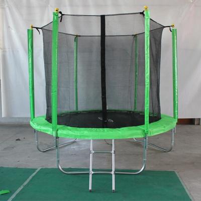 China With Sundow Protective Net Custom Jumping Outdoor Gymnastic Round Trampoline With Protective Net for sale