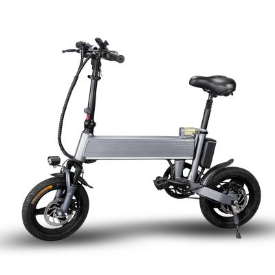 China 2022 New Product Portable Mini Electric Bicycle For Adult 14inch 20Ah Battery Capacity Auxiliary Bike/e-bike/pedal Mini Folding Electric Bicycle 80-100km for sale