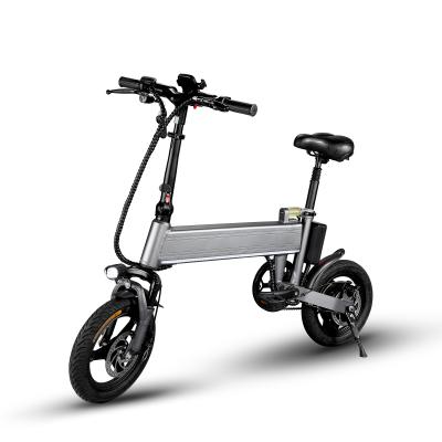 China Auxiliary Bike 14inch Mini Folding Portable Motorcycle Foldable Bike/e-bike/pedal bike Original Portable Ligh-up Mini Electric Bicycle For Adult for sale