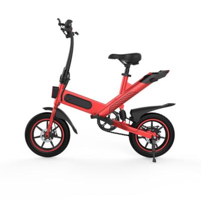 China Aluminum Alloy 14 Inch Motor 36v 6.0ah Battery Electric Bike Portable Electric Bicycle for sale