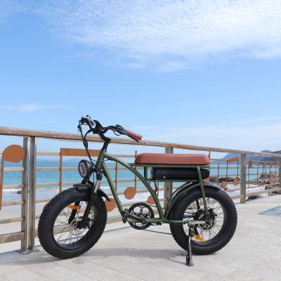 China Aluminum alloy China made electric bicycle 48V 500W off road retro vintage design e electric bike for sale