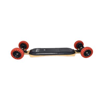 China Adult 2400w dual belt drive motor low price 40km/h offroad electric longboard youth skateboard adult electric skateboard for sale