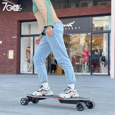 China 600w*2 Hub 600w*2 Adult Portable Smart Dual Motor Electric Skateboard Offroad Long Balance Board for sale