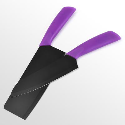 China Viable hot sale luxury knife set purple commercial kitchen knife set non-stick kitchen knife for sale