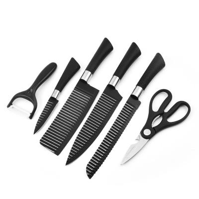 China Sharp Knife Set Best Viable Selling Kitchen Knife Set 7 Piece Stainless Steel Kitchen Knife Set for sale