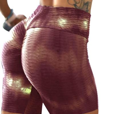 China NEW Breathable Women Tie Dye Workout Fitness Gym Wear Clothes Gaiters For High Waisted Yoga Pants for sale