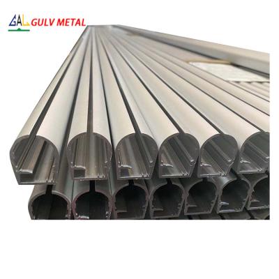 China Custom aluminum extrusion 6063 profile t5 aluminum rail high precision processing industry profile for sale