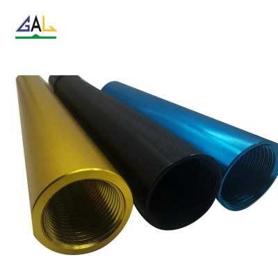 China Automobile Gulv Custom Round Tube 7075 T6 Anodized Multifunctional Aluminum Alloy Pipe for sale