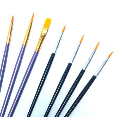 China Oil Watercolor Drawing Painting Acrylic Paint Brushes for sale