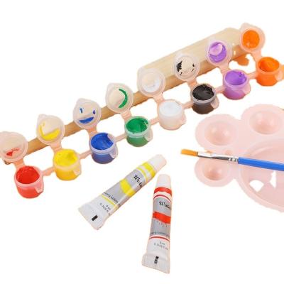 China Chinese Cheap Home Decor Color Acrylic Art Brush Painting Set For Beginners On Almost Any Surface for sale