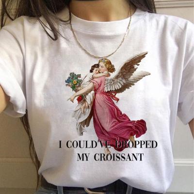 China New Summer QUICK DRY Female Tops Tees Angel Women T Shirts Drop Shipping for sale