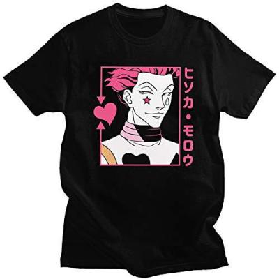 China High Quality Men's Anime Comics Fabrics Short Sleeve T-Shirts Running Anime Clothing 100% Customized Cotton QUICK DRY for sale