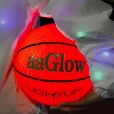 China ZUOMAN Rubber Size 7 Glow 5 3 Bright In The Dark Rubber Led Basketball Ball For Gifts for sale