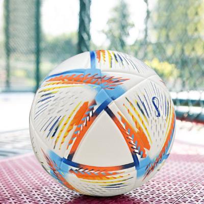 China 2018 2022 Durable Wholesale Qatar World Size 5 Match Cup Official Football Soccer Balls for sale