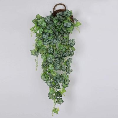 China Environmental Artificial Hanging Plants Rig Plastic Ivy Greenery Vine For Outdoor Home Wedding Garland Living Room Garden Wall Decor for sale