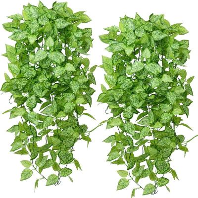 China Ivy Plants Fake Vine Minimalist Artificial Hanging Ivy Leaves Garland for sale