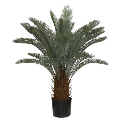 China 3FT Environmental Artificial Fake Sago Cycad Palm Tree For Outdoor Garden Decor for sale