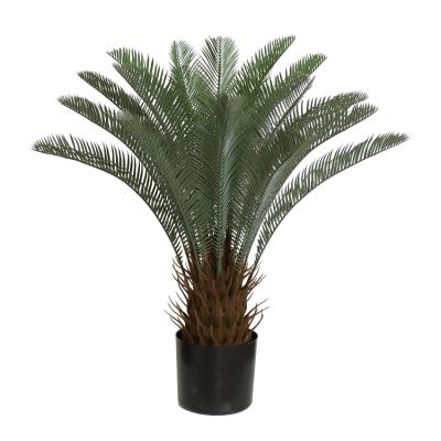 China Environmental Cheap Price Good Quality Cycad Artificial Sago Palm Tree 66cm for sale