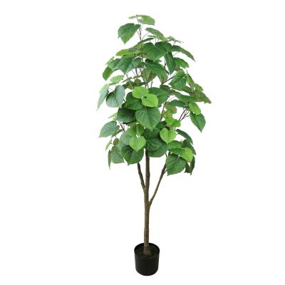 China 162cm Tall Environmental Eco-friendly Different Topiary Artificial Plastic Ficus Rumphii Tree for sale