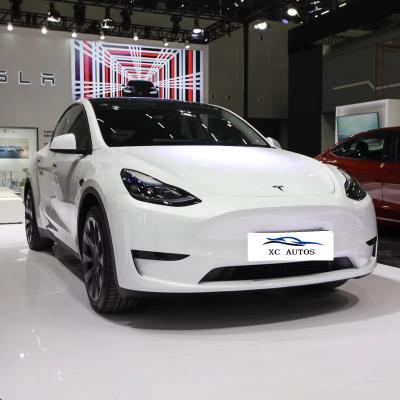 China 2023 Usado Tesla Model Y Model 3 Stock Car elétrico com volante multifunção à venda