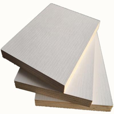 China Texture Melamine Plywood Waterproof White Hardwood Laminated Plywood for sale