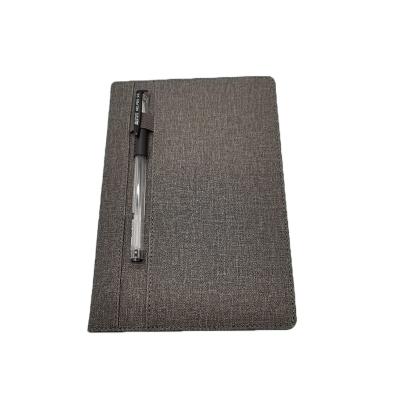 China Custom High Quality Canvas Fabric Canvas Notebook Fashion Design Fashion Cover Printing Log Notebook for sale