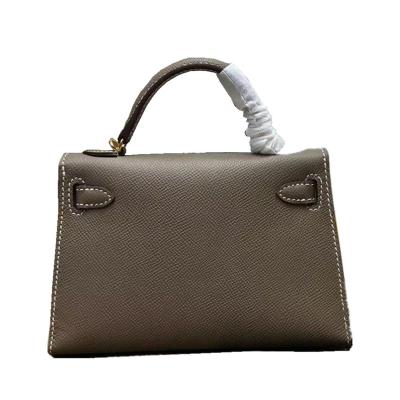 China Other p9 line shoulder bag women's second generation mini square bag palm grain cowhide kangkang wax 19epsom small square bag for sale