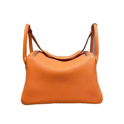 China Popular GENUINE LEATHER Brown Cross - Body Leather Handbag Women Tote Bag Fashion Cover Clutch Single Shoulder OEM Customized Main Logo for sale