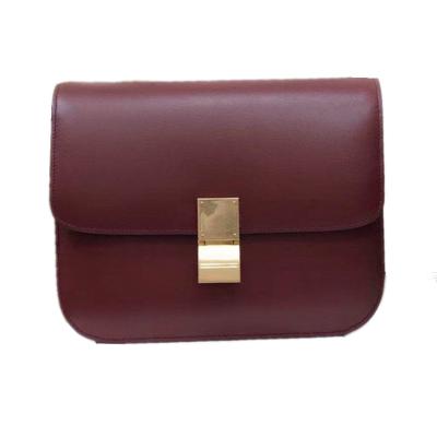 China 2022 Autumn and winter shoulder bag one shoulder messenger hostess bag retro fashion small box tofu bag toothpick pattern leather square small new for sale